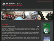 Tablet Screenshot of dunasecurity.hu